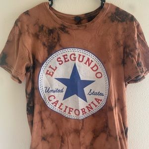 Bleach Dyed California Tee